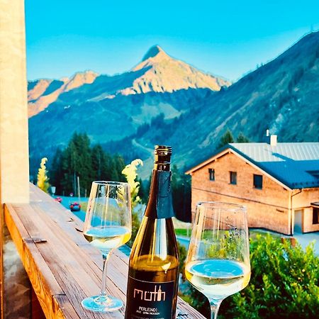 Sonniges Bergblick-Appartement Damüls Eksteriør billede