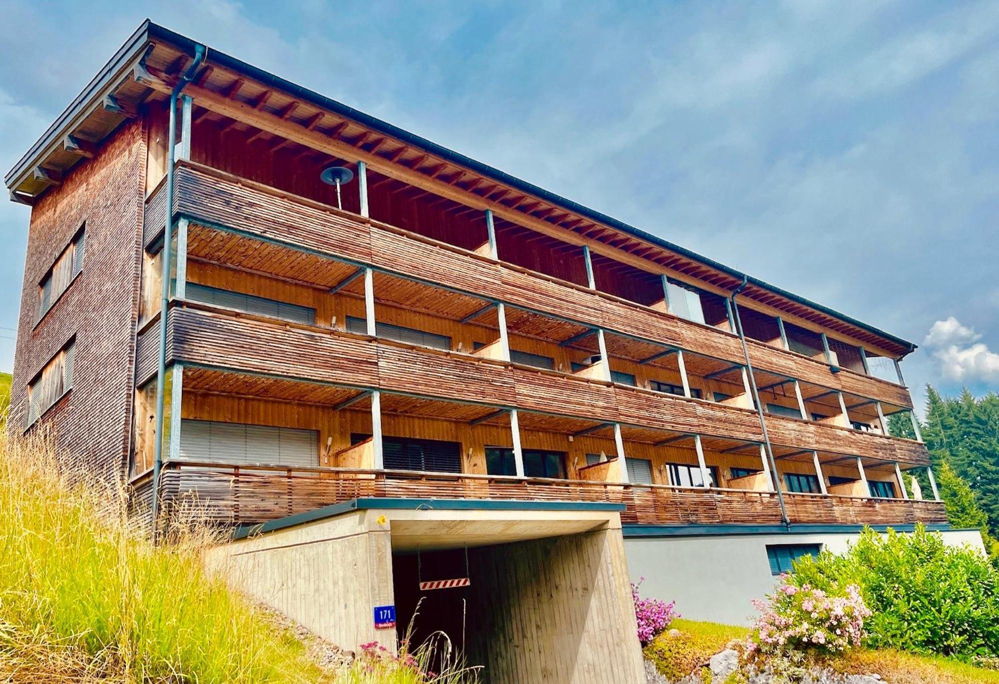 Sonniges Bergblick-Appartement Damüls Eksteriør billede